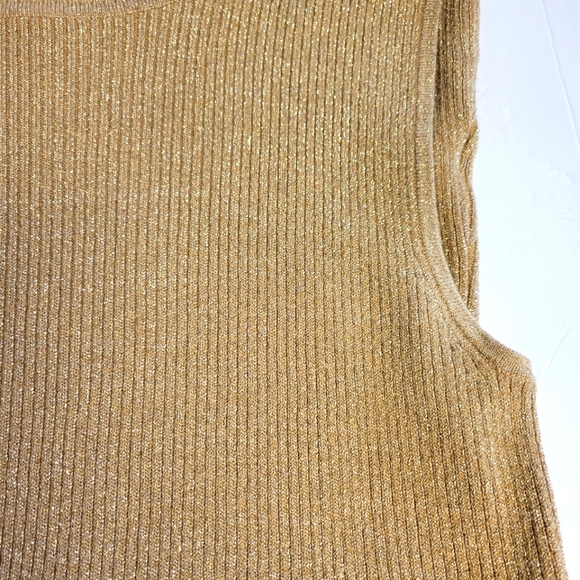 Apt 9 Sleeveless Turtleneck with Metallic Specks Size Med NWOT - Picture 4 of 5